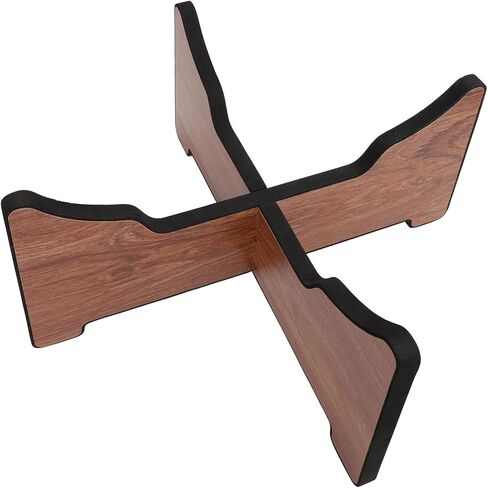 Walfront Wood Tongue Drum Stand, Sturdy Ethereal Drum Bracket with Sponge Surface for Secure Display, Easy to Install Portable Holder for Musicians in Saudi Arabia