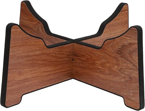 Walfront Wood Tongue Drum Stand, Sturdy Ethereal Drum Bracket with Sponge Surface for Secure Display, Easy to Install Portable Holder for Musicians in Saudi Arabia