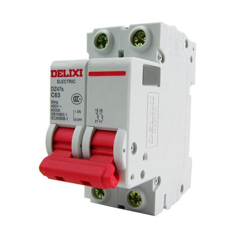 قاطع الدائرة الكهربائية DZ47s-2P/40A مع التيار الزائد، الحماية من التسرب، قاطع الدائرة الهوائية in Kuwait