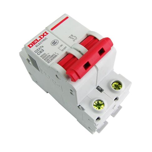 قاطع الدائرة الكهربائية DZ47s-2P/40A مع التيار الزائد، الحماية من التسرب، قاطع الدائرة الهوائية in Kuwait