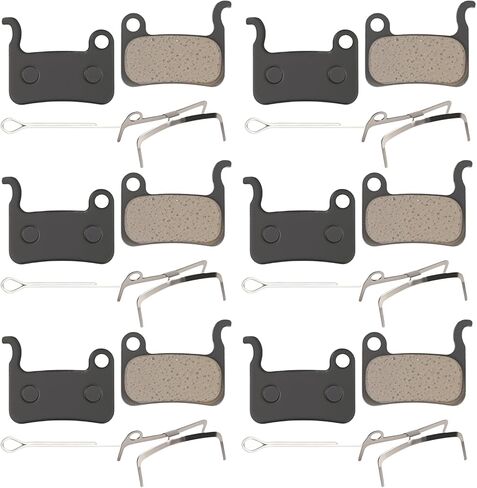 6 أزواج من وسادات فرامل الدراجة المتوافقة مع Shimano Deore XT XTR LX SLX Hone Alfine Saint دراجة مكابح قرصية بديلة Ebike in Kuwait