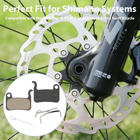 6 أزواج من وسادات فرامل الدراجة المتوافقة مع Shimano Deore XT XTR LX SLX Hone Alfine Saint دراجة مكابح قرصية بديلة Ebike in Kuwait