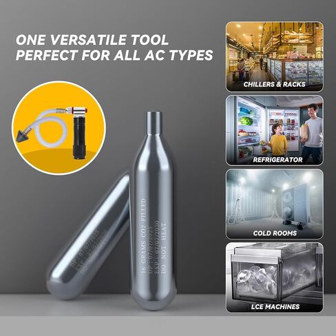 30 حزمة 16 جرام خراطيش ثاني أكسيد الكربون غير الملولبة لأداة تنظيف خط تصريف جالو جالو، خراطيش مسدس تصريف ثاني أكسيد الكربون in Kuwait