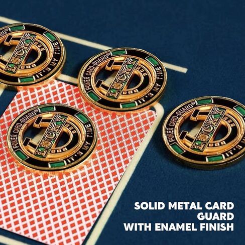 واقي بطاقات البوكر Lucky Horseshoe - واقي بطاقات معدني ممتع بتصميم مجوف، ملحق طاولة البوكر، هدية رمزية قابلة للجمع للاعبي البوكر وليالي اللعب in Kuwait