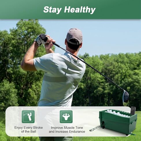 آلة توزيع كرات الجولف الأوتوماتيكية، آلة الجولف بسعة 100، 9 مقابس للنادي، نطاق قيادة خاص لاسلكي للتدريب على ممارسة الجولف in Kuwait