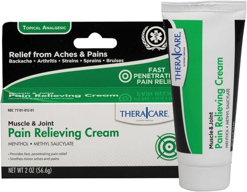 Thera Care Pain Relieving Cream | Muscle & Joint | 10% Menthol • 15% Methyl Salicylate | 2 oz in Kuwait
