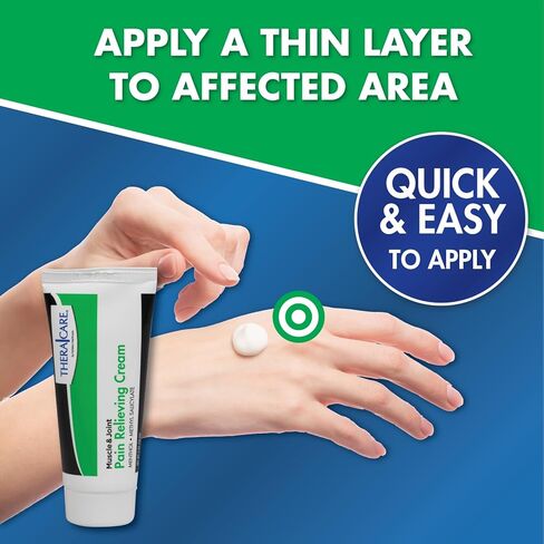 Thera Care Pain Relieving Cream | Muscle & Joint | 10% Menthol • 15% Methyl Salicylate | 2 oz in Kuwait