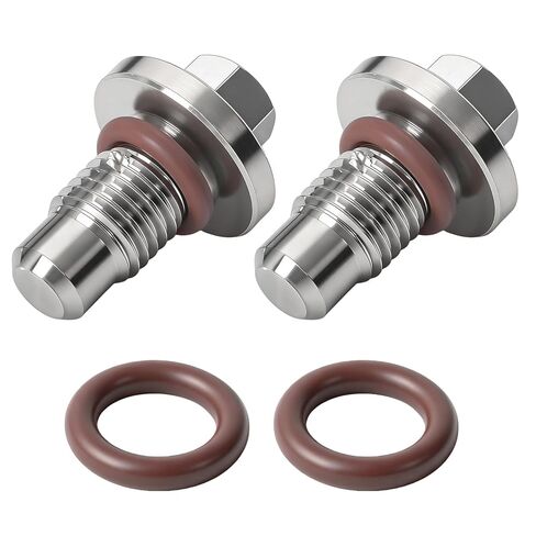 طقم براغي نازف شاحن فائق من الفولاذ المقاوم للصدأ مكون من قطعتين، متوافق مع Audi A6 A7 A8 Q5 Q7 S4 S5 SQ5 ومتوافق مع Volkswagen Touareg 3.0 V6، يستبدل 06E 127 535B، يتضمن 4 حلقات O FKM in Kuwait