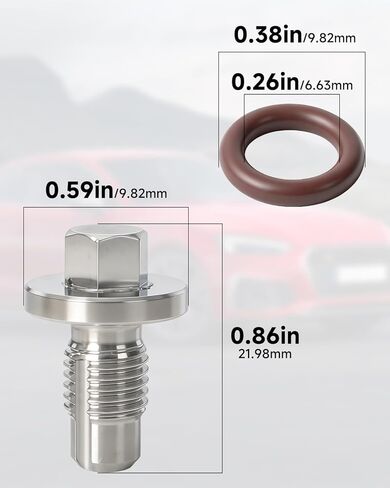 طقم براغي نازف شاحن فائق من الفولاذ المقاوم للصدأ مكون من قطعتين، متوافق مع Audi A6 A7 A8 Q5 Q7 S4 S5 SQ5 ومتوافق مع Volkswagen Touareg 3.0 V6، يستبدل 06E 127 535B، يتضمن 4 حلقات O FKM in Kuwait