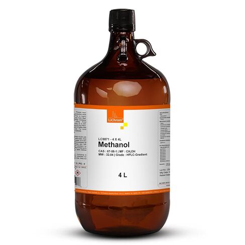 الميثانول، درجة HPLC، 99.9 دقيقة 4 × 4 لتر (عبر الشحن البري فقط) in Saudi Arabia