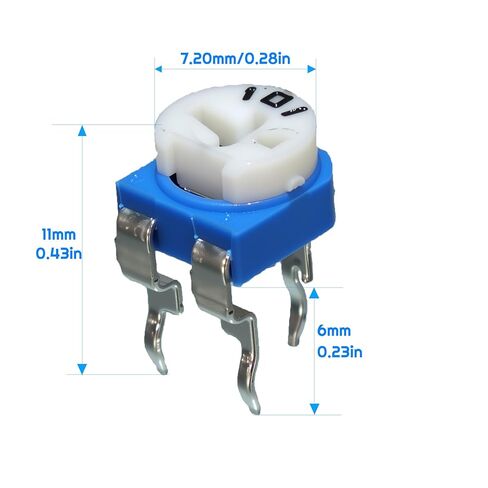 15 قيمة 150 قطعة مقاوم متغير 100 أوم-2 متر أوم مجموعة متنوعة من أدوات قياس الجهد المتغير المقاوم المتغير in Kuwait