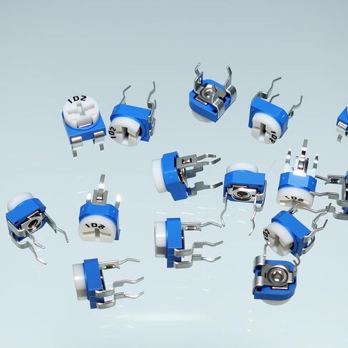 15 قيمة 150 قطعة مقاوم متغير 100 أوم-2 متر أوم مجموعة متنوعة من أدوات قياس الجهد المتغير المقاوم المتغير in Kuwait