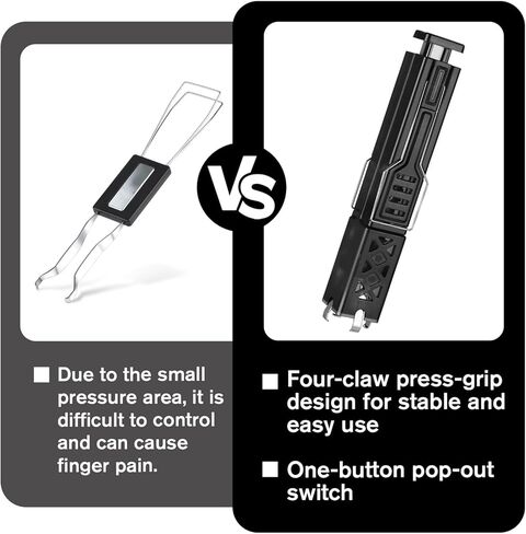2-in-1 Key Switch Puller Keycap Puller with 4-Claw Grip Key Cap Removal Tool for Fast Mechanical Keyboard Switch Replacement Keycap Removal in Saudi Arabia