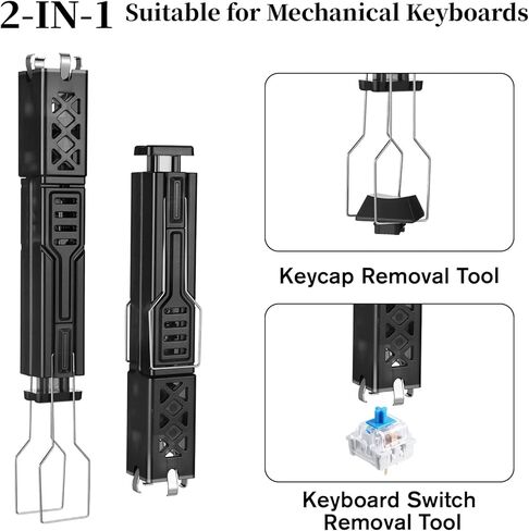 2-in-1 Key Switch Puller Keycap Puller with 4-Claw Grip Key Cap Removal Tool for Fast Mechanical Keyboard Switch Replacement Keycap Removal in Saudi Arabia