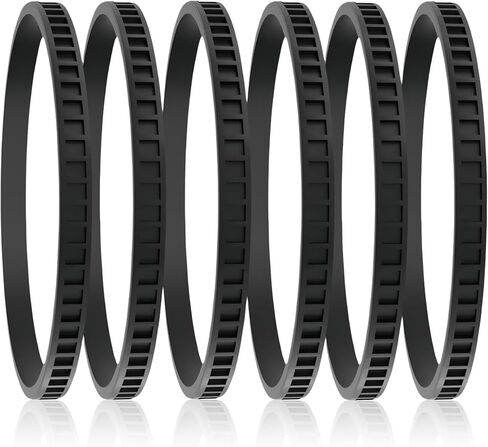 6 Pack 45-69-0010 Replacement Blade Pulley Tires for Deep Cut Band Saw - Compatible with Milwaukee 6230 6232-6 6238-20 2729-20, Portaband AO2807 6225 6238N - Rubber Drive Belt for Band Saw Wheels in Kuwait