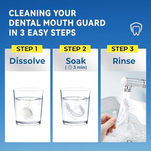 Mouth Guard for Grinding Teeth at Night: Mouth Guard for Sleeping - Night Guard for Teeth Grinding Home & Travel Use in Kuwait