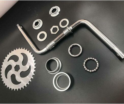 One Piece Crank 2'' Cup Wide Pedal Crank Kit 40T Sprocket-2 Stroke Motorized Bicycle Crank in Saudi Arabia