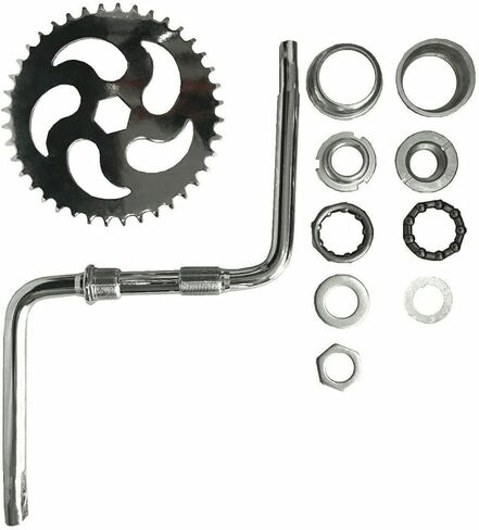 One Piece Crank 2'' Cup Wide Pedal Crank Kit 40T Sprocket-2 Stroke Motorized Bicycle Crank in Saudi Arabia