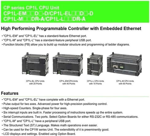 وحدة تحكم قابلة للبرمجة CP1L-M60DT-D in Saudi Arabia