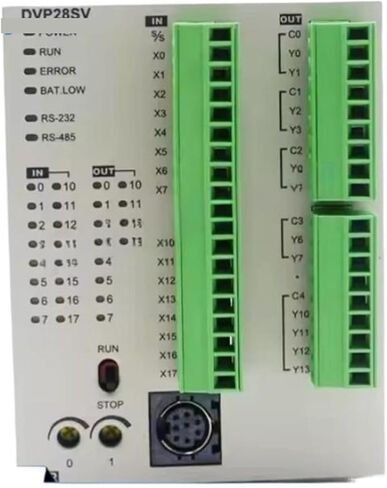 DVP28SV11R2 16DI 12DO وحدة تحكم برمجة إخراج التتابع 24VDC in Saudi Arabia