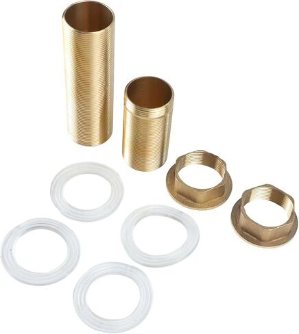 مجموعة تمديد صواميل الأنابيب النحاسية مع أختام سيليكون لإصلاح صنبور الماء البارد والساخن، تتضمن براغي قدم ثابتة 60 مم و100 مم وحشيات مطاطية لتركيبات السباكة in Kuwait