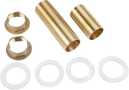 مجموعة تمديد صواميل الأنابيب النحاسية مع أختام سيليكون لإصلاح صنبور الماء البارد والساخن، تتضمن براغي قدم ثابتة 60 مم و100 مم وحشيات مطاطية لتركيبات السباكة in Kuwait