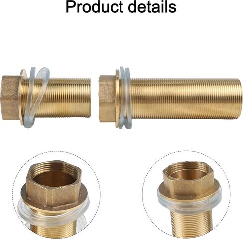 مجموعة تمديد صواميل الأنابيب النحاسية مع أختام سيليكون لإصلاح صنبور الماء البارد والساخن، تتضمن براغي قدم ثابتة 60 مم و100 مم وحشيات مطاطية لتركيبات السباكة in Kuwait