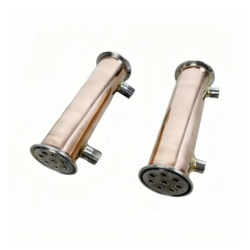 1 قطعة 2 بوصة FlangeOD64mm، مزيل البلغم الصحي النحاسي، L-200mm، 8 أنابيب داخل ID 8 مم، ارتداد، مكثف للتقطير (خيط ذكر، 1/4") in Kuwait