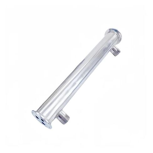 1.5 بوصة FlangeOD50.5mm، مكثف Tr Clamp Dephlegmator/التقطير مع خيط ذكر/أنثى 1/2 بوصة، L-450 مم، 3 أنابيب داخلية ID 8 مم (خيط أنثى) in Saudi Arabia