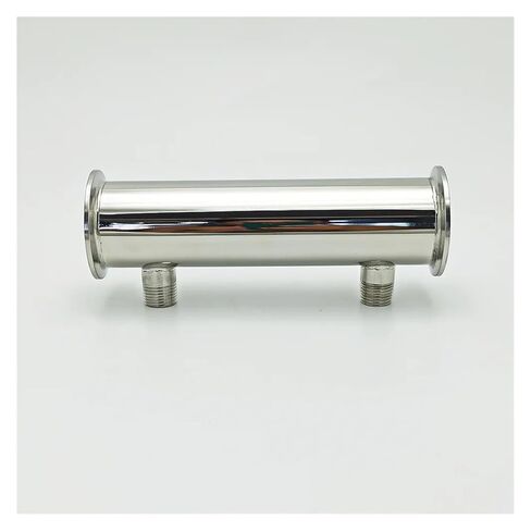 Dephlegmator 2" 51mm(OD64mm)304Stainless Steel Reflux Condenser Height 200mm Inside 8 Tubes for Moonshine Distillation Column in Saudi Arabia