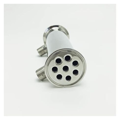 Dephlegmator 2" 51mm(OD64mm)304Stainless Steel Reflux Condenser Height 200mm Inside 8 Tubes for Moonshine Distillation Column in Saudi Arabia