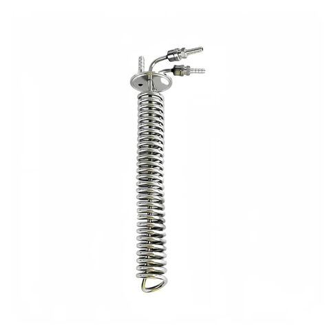 ملف تبريد تقطير 2 بوصة 51 مم (OD64 مم) نحاسي أو SS304 مع خيط أنثى 1/4 بوصة، ارتداد، مكثف، L-295 مم (نحاس) in Saudi Arabia
