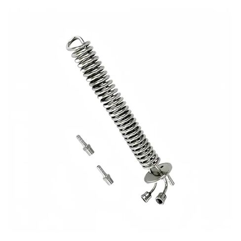 ملف تبريد تقطير 2 بوصة 51 مم (OD64 مم) نحاسي أو SS304 مع خيط أنثى 1/4 بوصة، ارتداد، مكثف، L-295 مم (نحاس) in Saudi Arabia