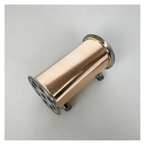 4" OD119mm Copper Dephlegmator/Condenser with 1/2" Male Thread for Home Brewing Distillation,9 Pipes Inside ID 12mm in Saudi Arabia