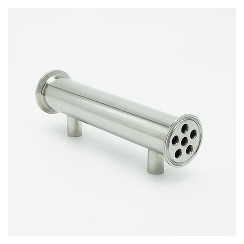 Dephlegmator 1.5 "38 مللي متر (OD51mm) 304 مكثف ارتداد من الفولاذ المقاوم للصدأ ارتفاع 200 مللي متر داخل 6 أنابيب لعمود تقطير Moonshine in Saudi Arabia