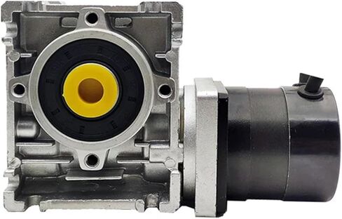 34W 57mm Brushless DC Motor 24V with Worm Gearbox 5:1/7.5:1/10:1/15:1/20:1/30:1/40:1/50:1/80:1 Reducer BLDC 3phase(Ratio 25 to 1,Without output shaft) in Kuwait