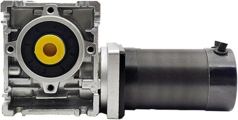 57mm 131W Brushless DC Motor 24V with Worm Gearbox 5:1/7.5:1/10:1/15:1/20:1/30:1/40:1/50:1/80:1 Reducer BLDC(Ratio 50 to 1,Single output shaft) in Kuwait