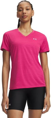 Under Armor Women's Verocity Twist Short Sleeve v Neck Tirt in Kuwait