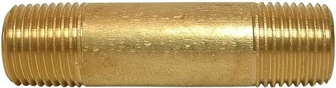 1/8 in. MIP x 1-1/2 in. Brass Pipe Nipple Fitting Threaded in Saudi Arabia