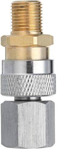 Quick Release Coupler Fittings, 1/8 Inch BSP Charging Adapter Kit, Silver Brass, PCP Air Rifle Compatible, with O-Rings in Saudi Arabia