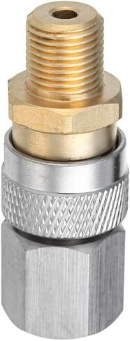 Quick Release Coupler Fittings, 1/8 Inch BSP Charging Adapter Kit, Silver Brass, PCP Air Rifle Compatible, with O-Rings in Saudi Arabia