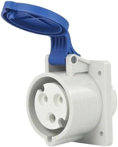 IP67 waterproof aviation connector 3 core 32A three-phase explosion-proof industrial socket 220V(Concealed socket) in Kuwait