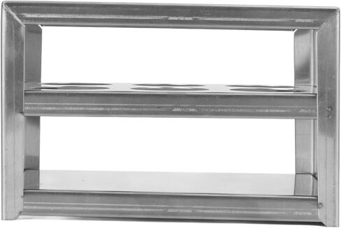 Lab Stand Rack Prevents Compact 6 Hole Stainless Steel Test Tube Holder Space Saving Wearable for 32mm Tubes in Saudi Arabia