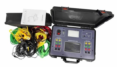 Three Channel Transformer DC Resistance Tester DC Resistance Meter with 7-Inch Touch Color Screen Built-in Thermal Printer Test Current 0.2A 0.5A 2A 5A 10A 20A D-C R-esistance 0.0001mΩ~5000Ω in Saudi Arabia