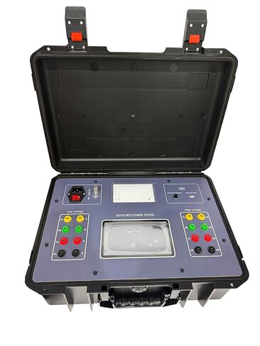 Three Channel Transformer DC Resistance Tester Meter with Touch Screen Direct-Current Resistance 0.0001mΩ~5000Ω Resolution 0.001mΩ Current 0.01mA~20.000A Built-in Thermal Printer in Saudi Arabia
