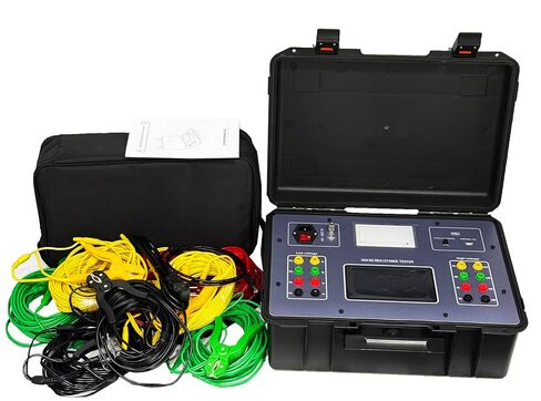 Three Channel Transformer DC Resistance Tester Meter with Touch Screen Direct-Current Resistance 0.0001mΩ~5000Ω Resolution 0.001mΩ Current 0.01mA~20.000A Built-in Thermal Printer in Saudi Arabia