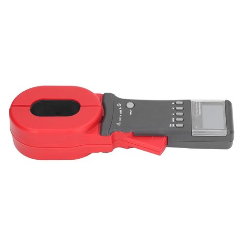Earth Resistance Meter, Low Interference 0.01‑1200Ω Clamp Resistance Tester with 4 Digit LCD Display for Power Applications in Kuwait