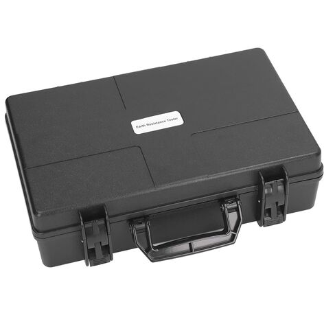 Earth Resistance Meter, Low Interference 0.01‑1200Ω Clamp Resistance Tester with 4 Digit LCD Display for Power Applications in Kuwait