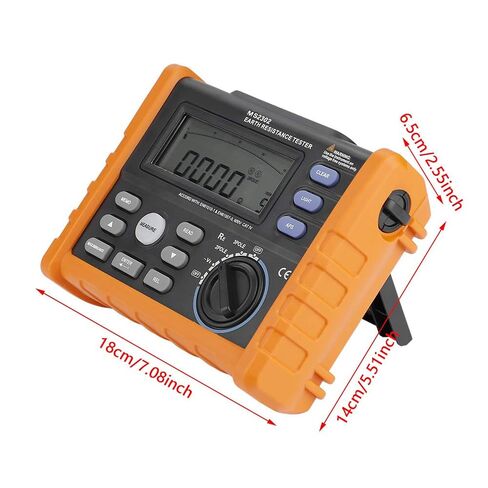 PEAKMETER MS2302 Digital Earth Resistance Tester 0~4K Ohms 100 Groups Data Record in Saudi Arabia
