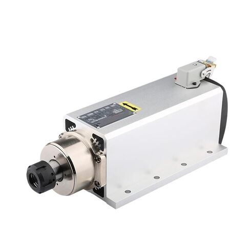 Air-Cooled Spindle Motor 4.5kw ER25 Square with Flange 4 Bearings 18000RPM(4.5kw 220V) in Kuwait